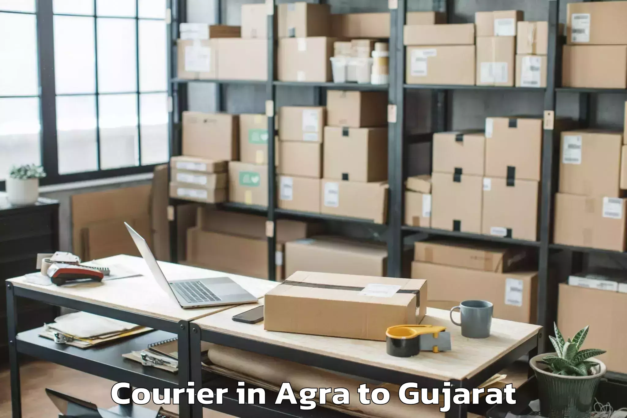 Quality Agra to Rudra Mata Airport Bhj Courier